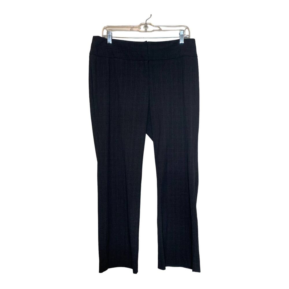 APT. 9 black plaid straight legs pants size 10PS